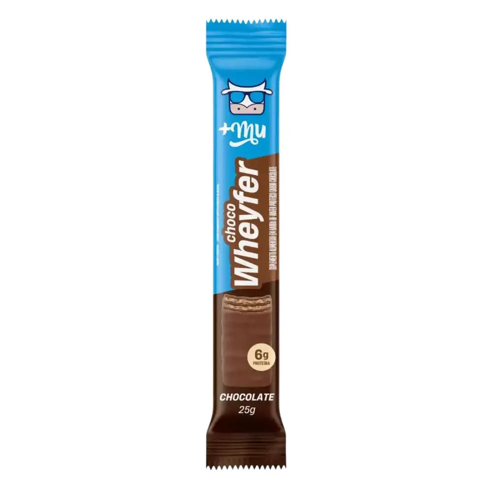 +Mu Barra de Proteína ChocoWheyfer Chocolate- 25g
