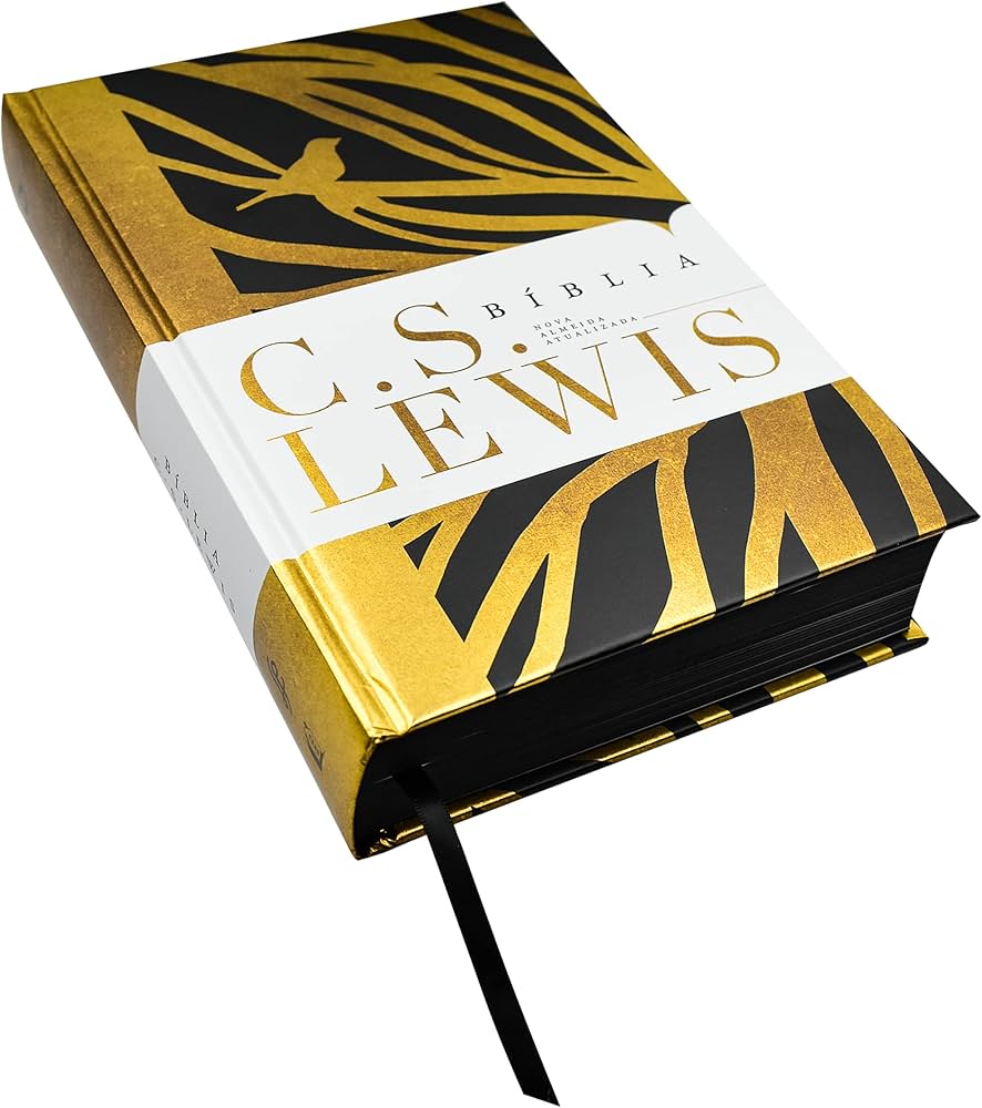 Bíblia C.S Lewis Capa Dura Preto e Dourado-Versão NVI