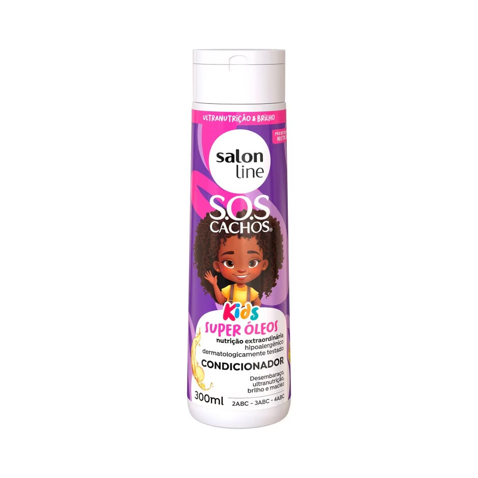 Salon Line SOS Cachos Super Óleos Kids Condicionador-300ml