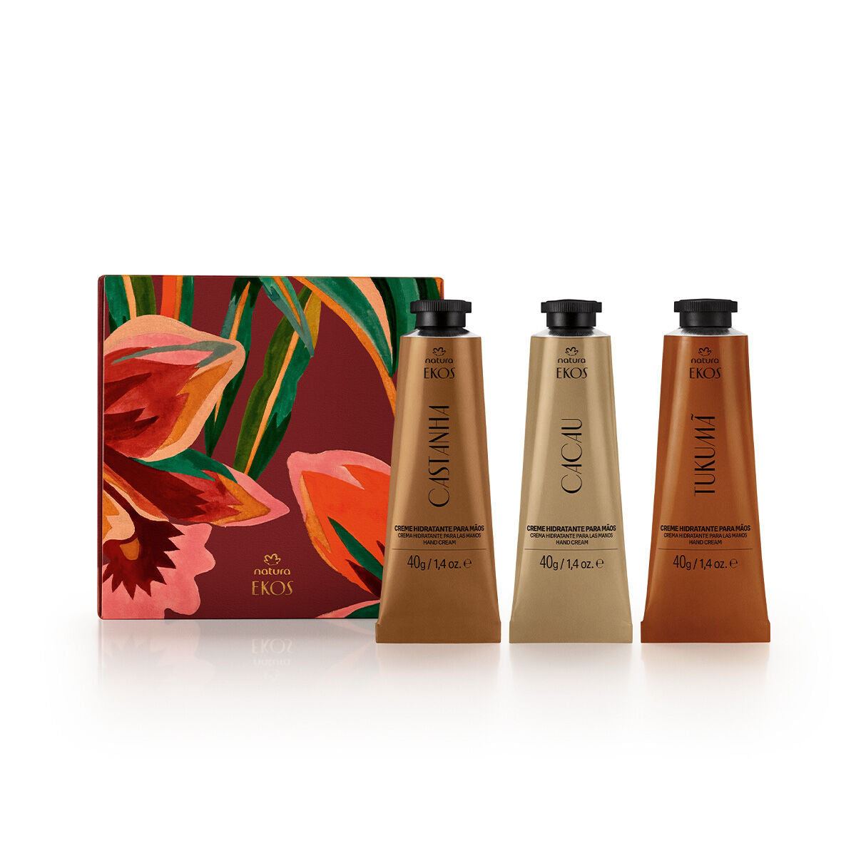 Natura Ekos Kit Creme Hidratante Para Mãos-3 Unidades
