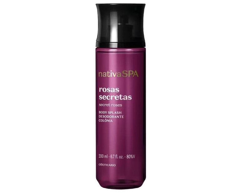 OBoticário NativaSpa Body Splash Colônia Rosas Secretas-200ml