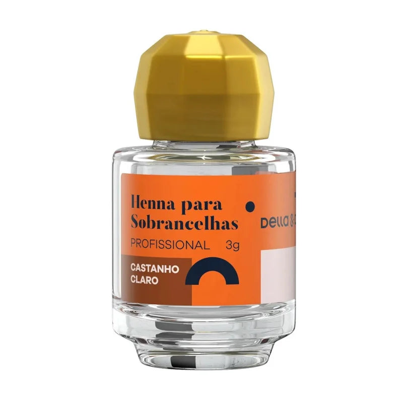 Della & Delle Henna Para Sobrancelhas Castanho Claro-3g