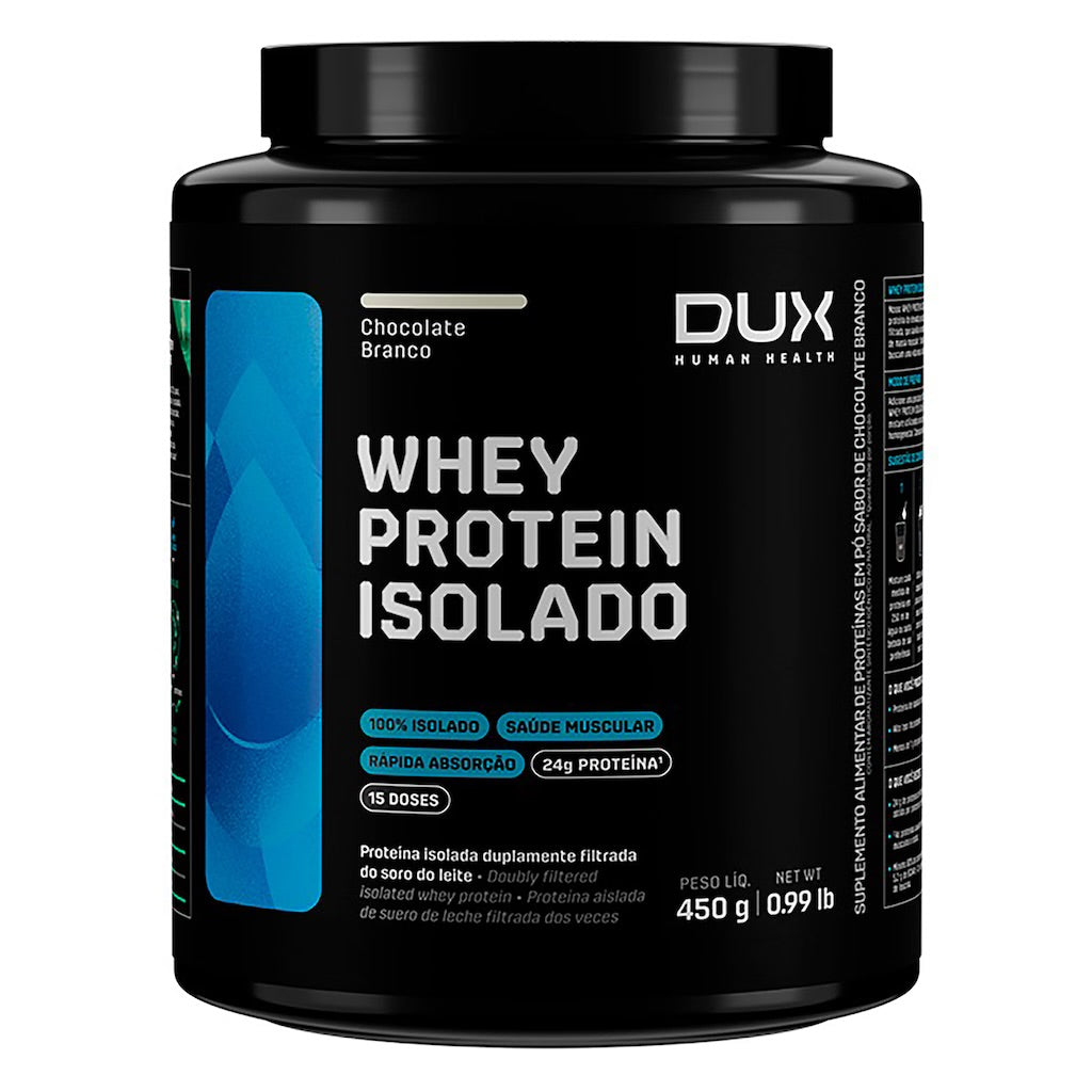 Dux Whey Protein Isolado Chocolate Branco-450g