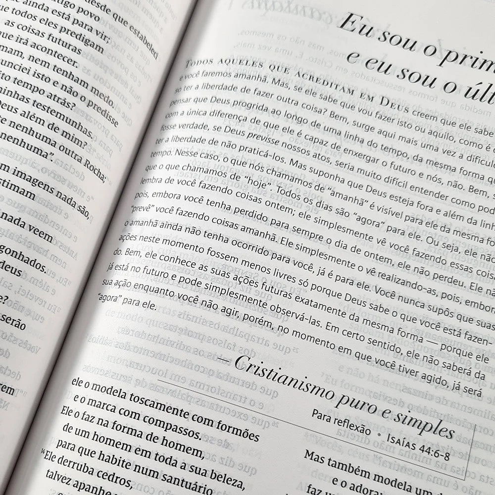 Bíblia C.S Lewis Capa Dura Azul e Dourado-Versão NVT