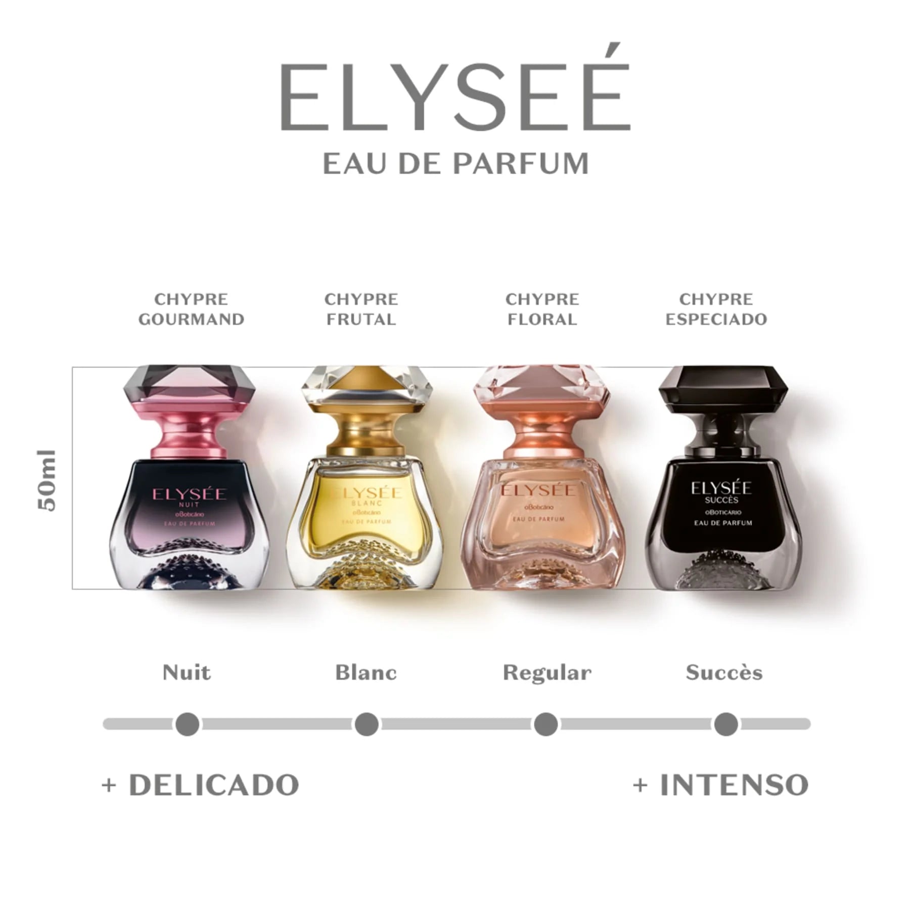 OBoticário Eau De Parfum Elysée Nuit-50ml