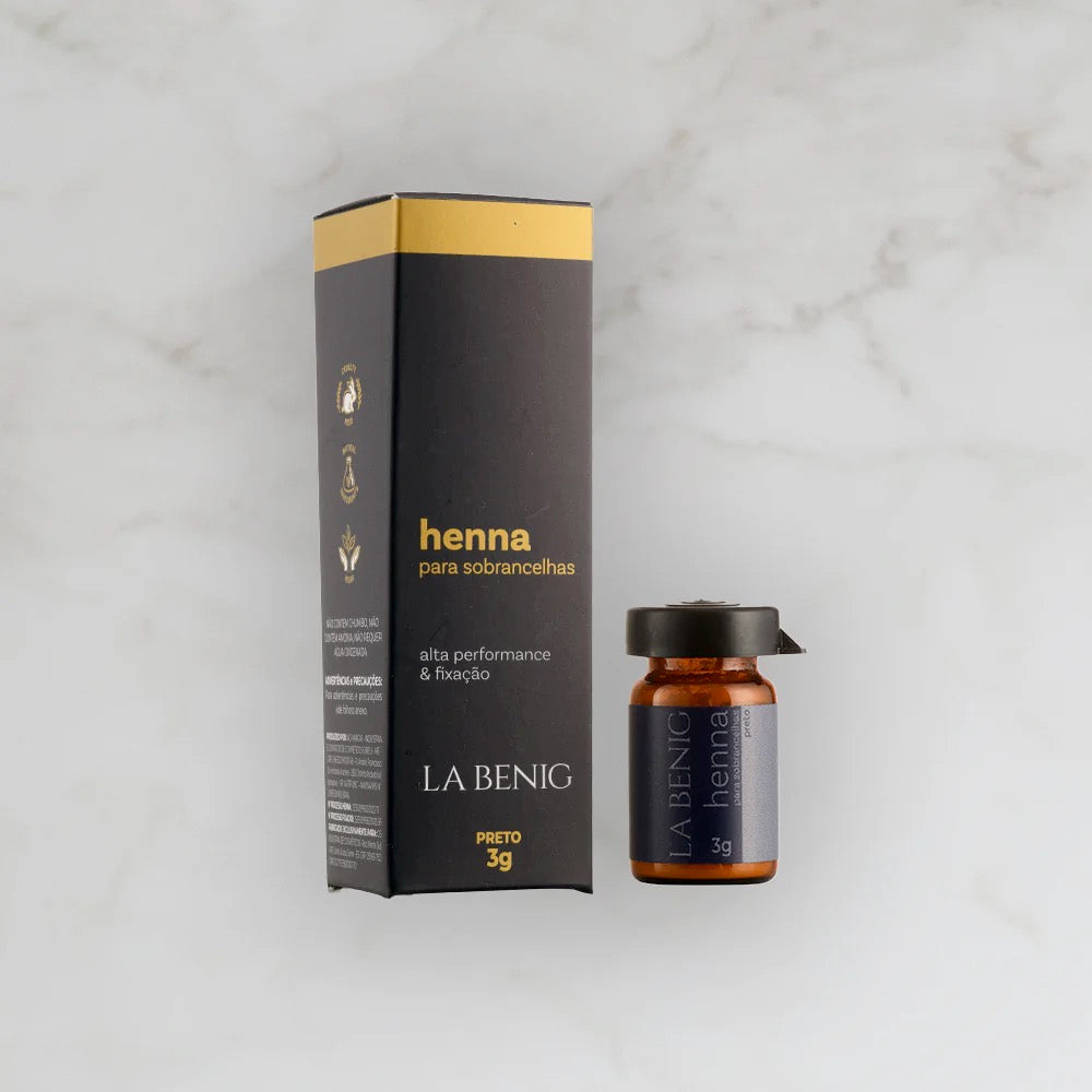 La Benig Henna Para Sobrancelha Preto-2,5g