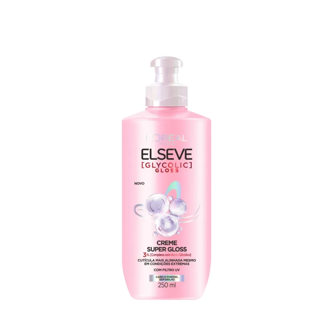 Elseve Glycolic Gloss Creme Para Pentear-250ml