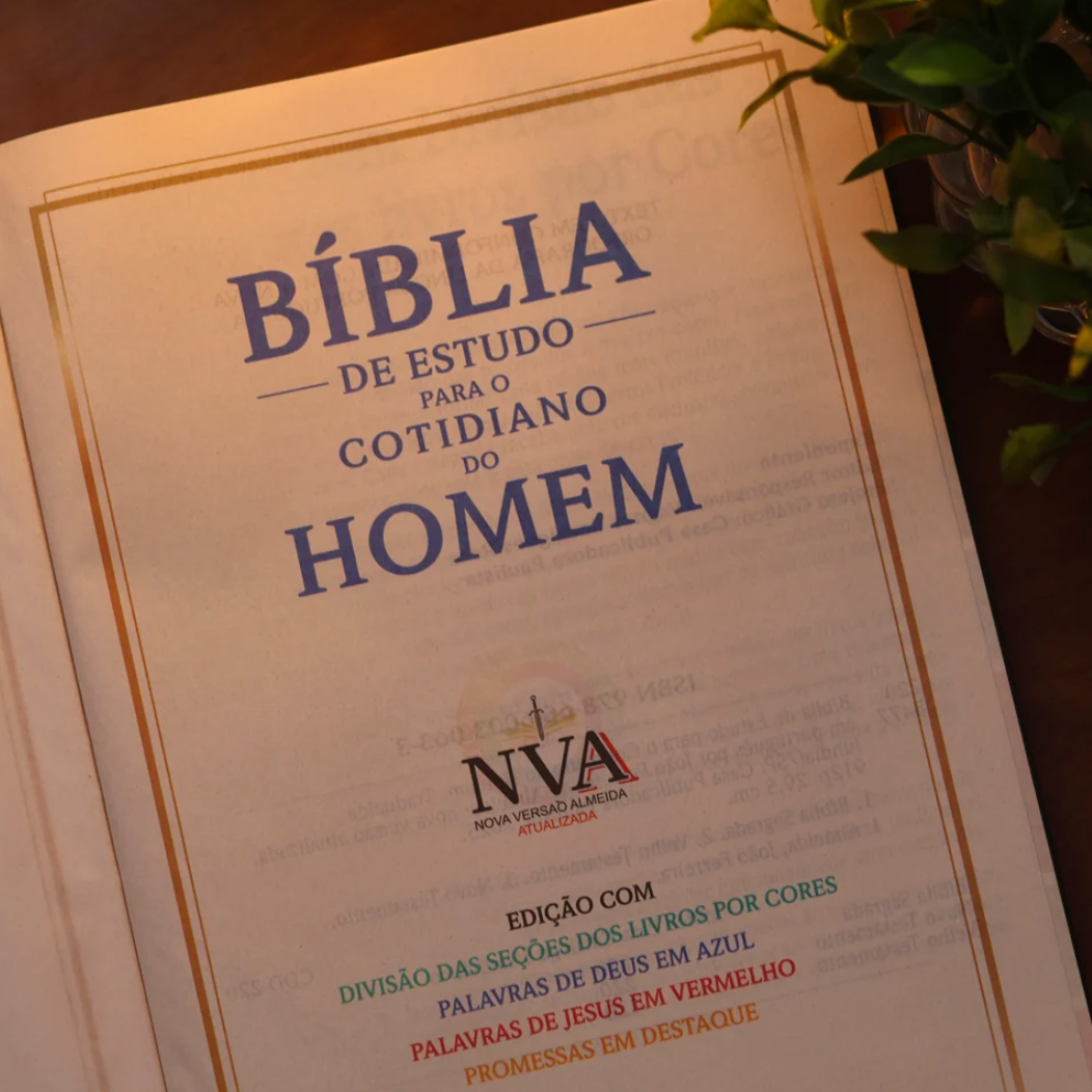 Bíblia De Estudo Para O Cotidiano Do Homem-Versão NVA
