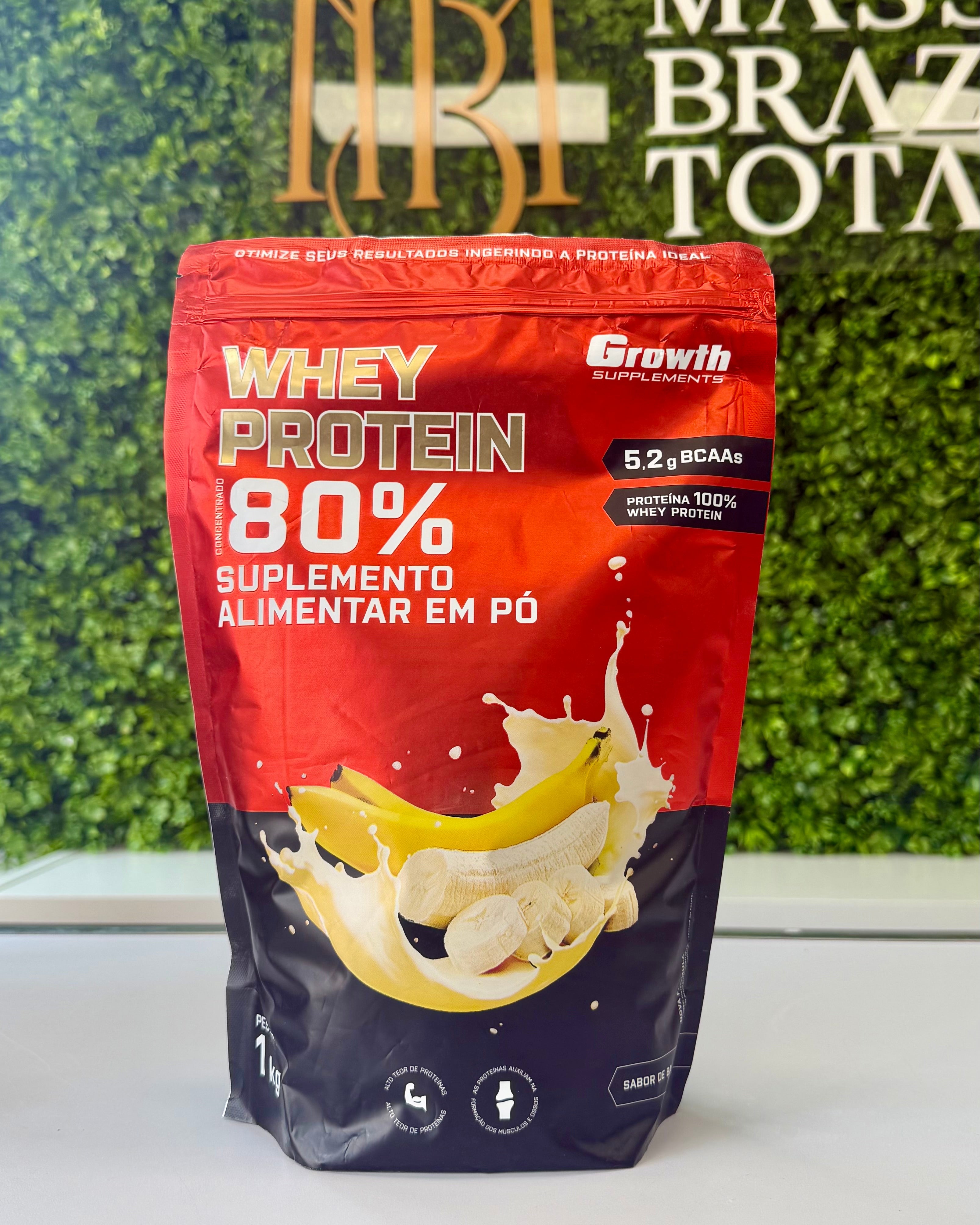 Growth Whey Protein 80% Banana-1kg