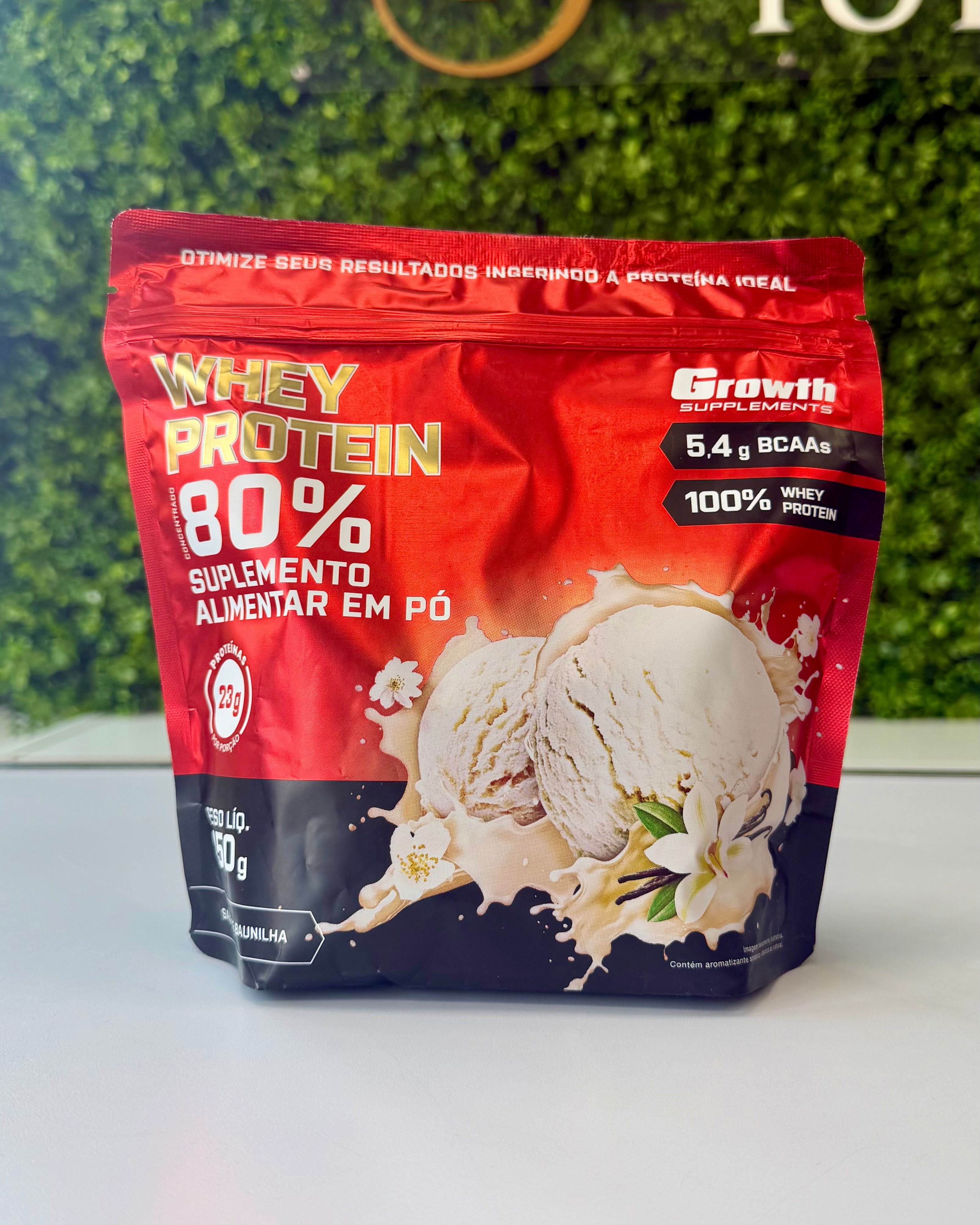 Growth Whey Protein 80% Baunilha-450g