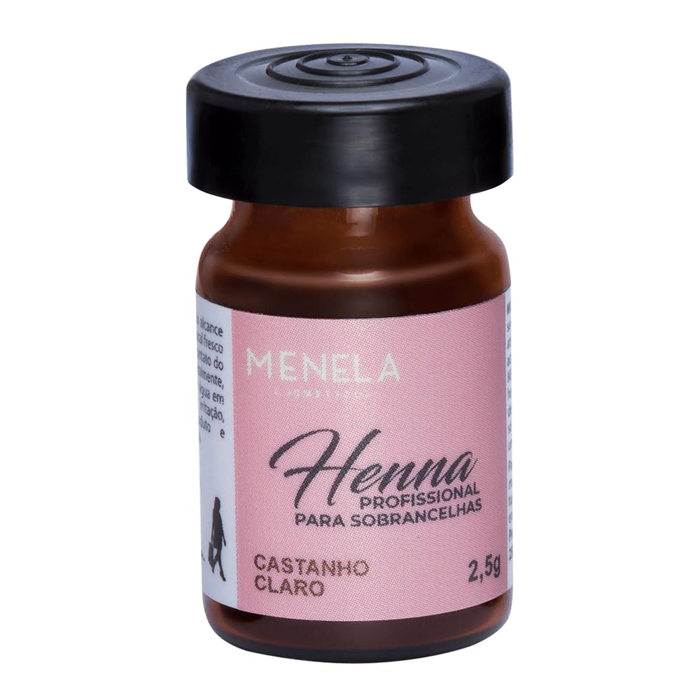 Menela Henna Para Sobrancelhas Castanho Claro