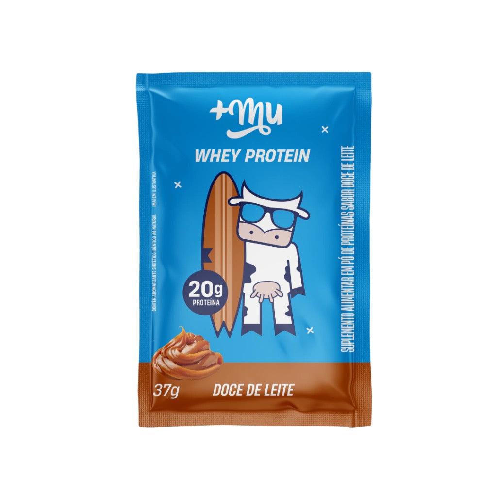 +Mu Whey Protein Doce de Leite Sachê-35g