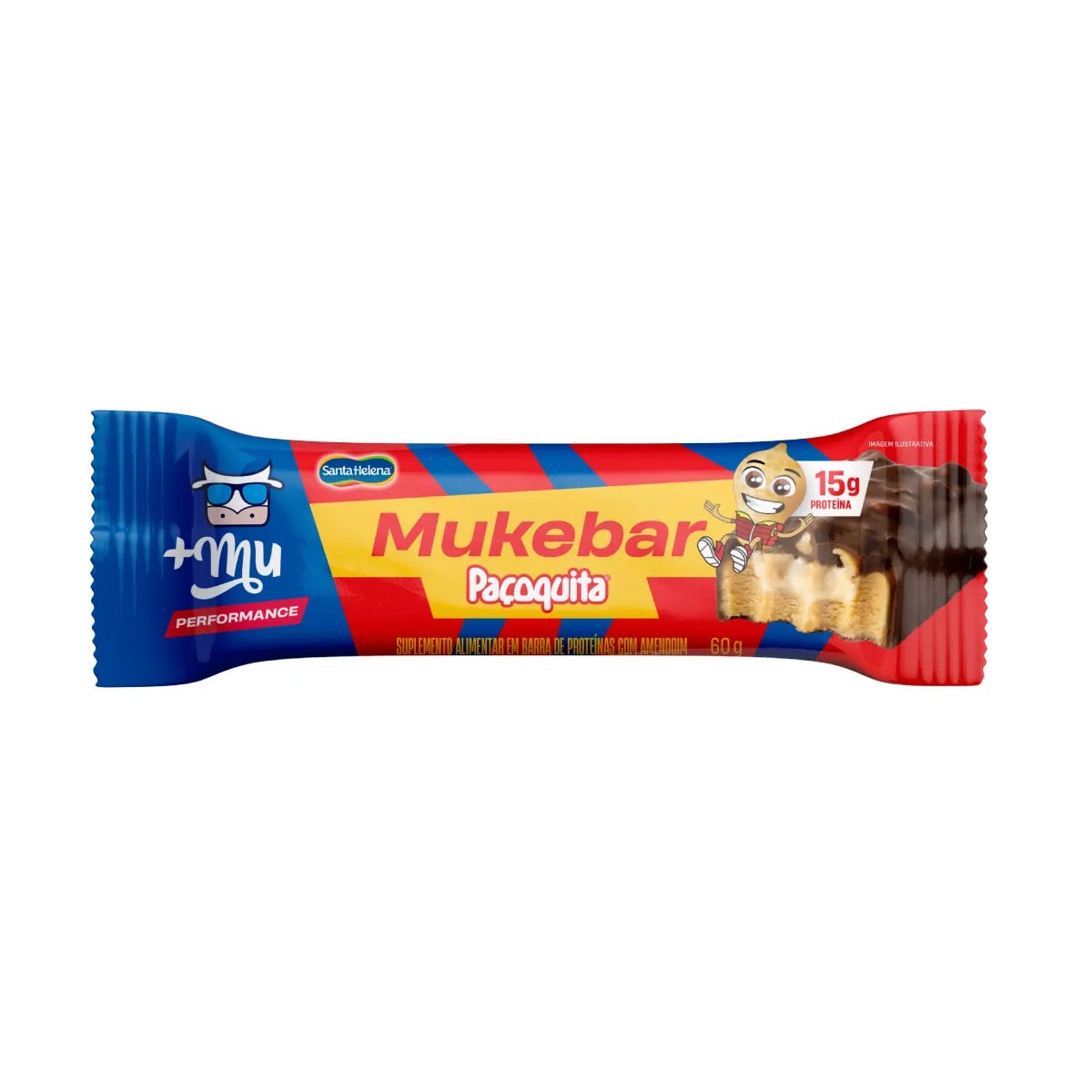 +Mu Barra De Proteina Mukebar Pacoquita-60g
