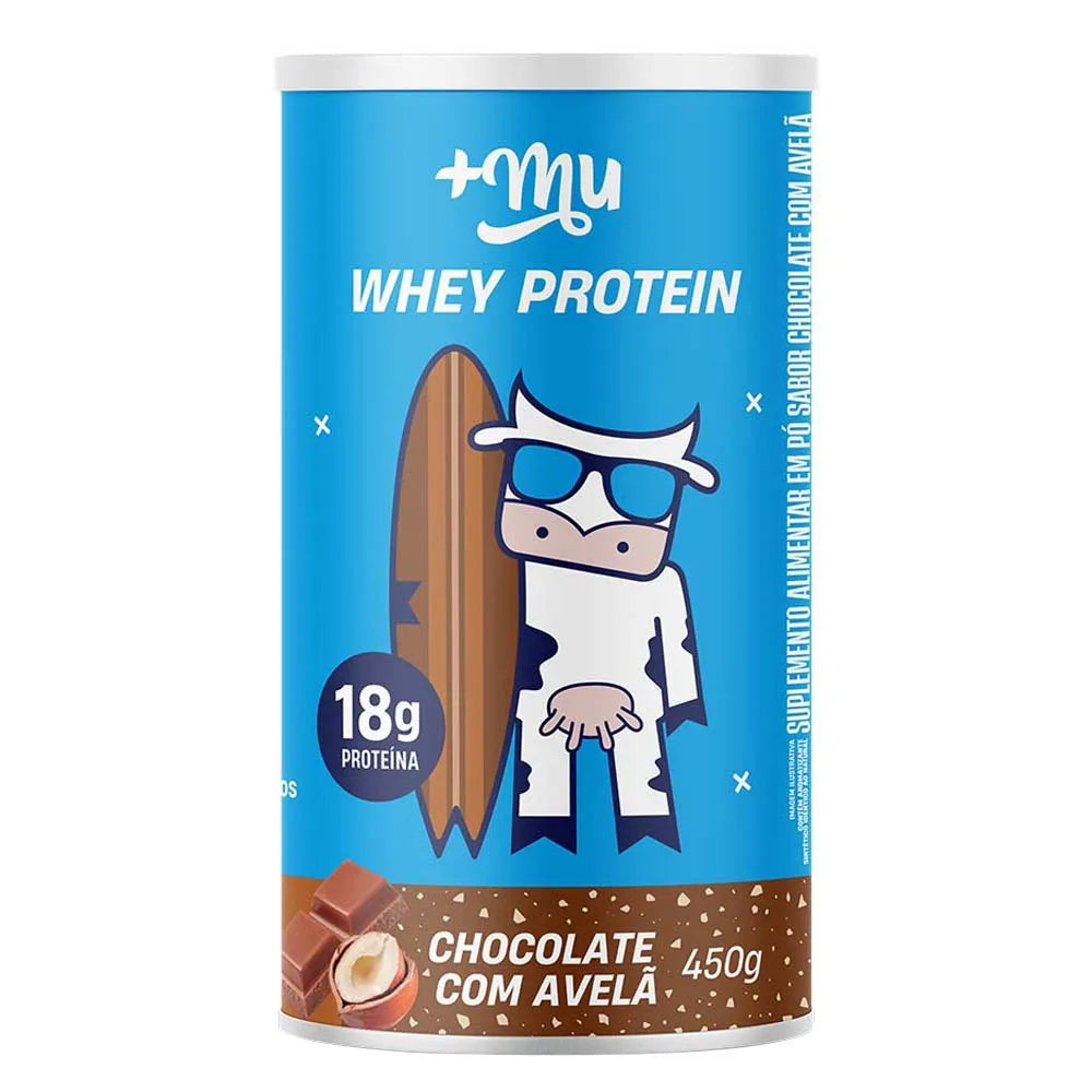 +Mu Whey Protein Chocolate com Avelã-450g