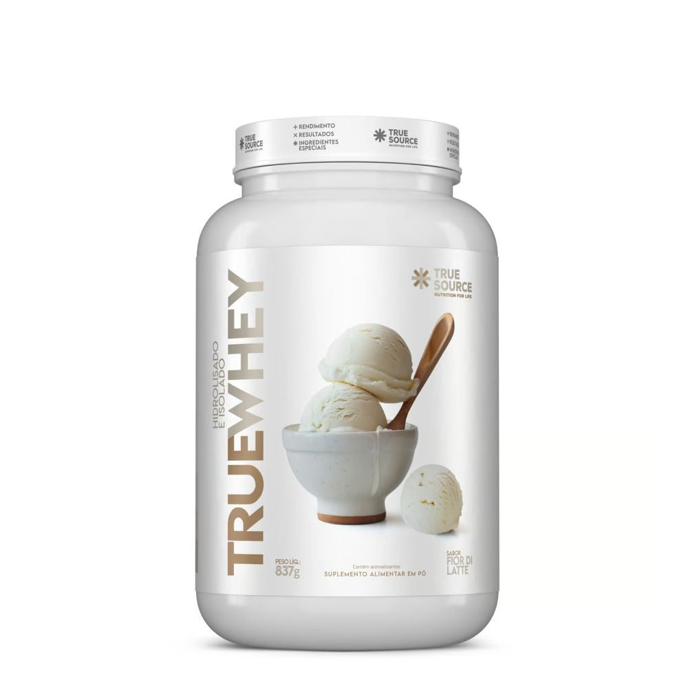 True Source Whey Protein Isolado e Hidrolisado Flor Di Latte-837g