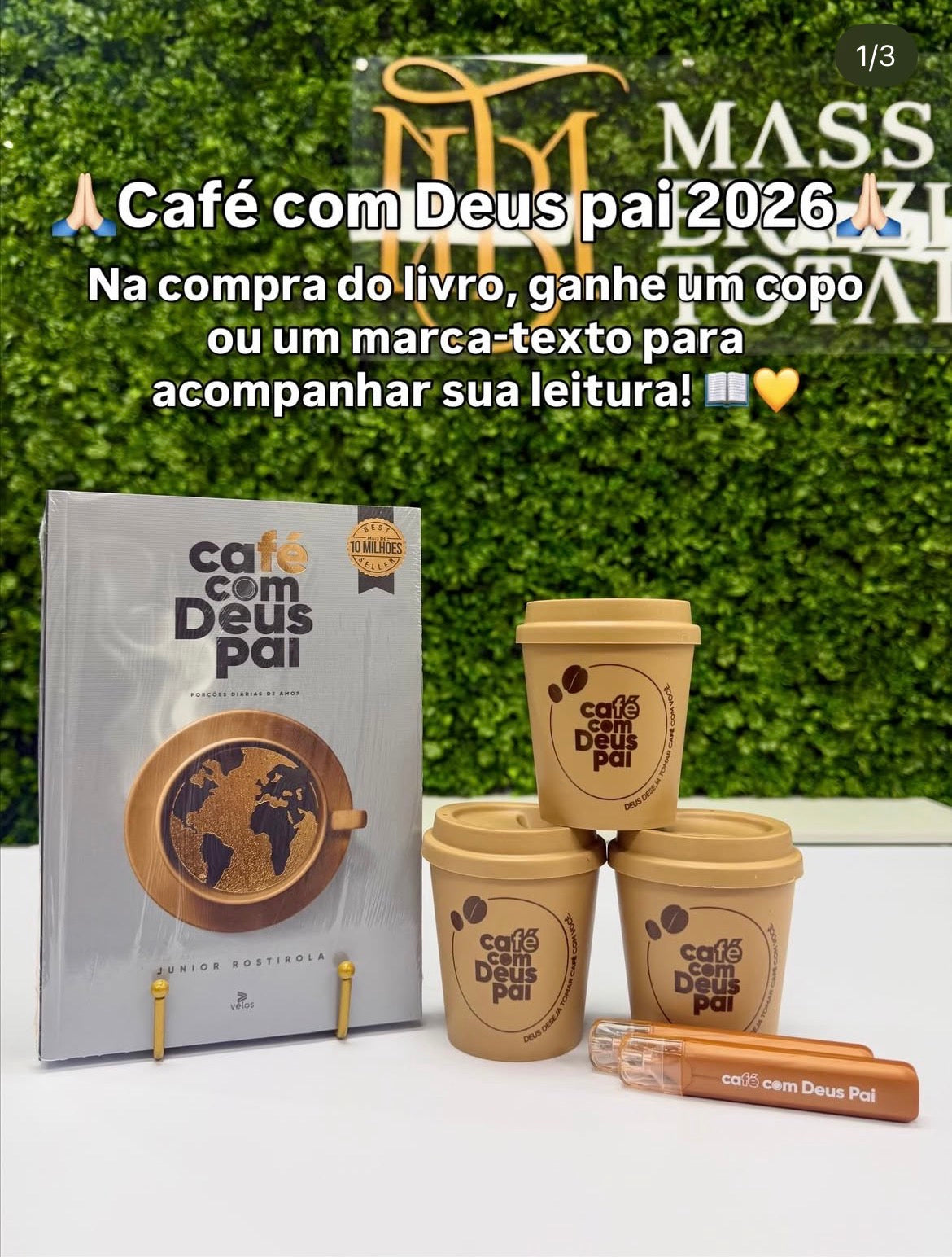 Café Com Deus Pai 2026 Porções diárias de amor - Junior Rostirola