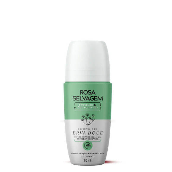 Rosa Selvagem Desodorante Roll-On Erva Doce-85ml