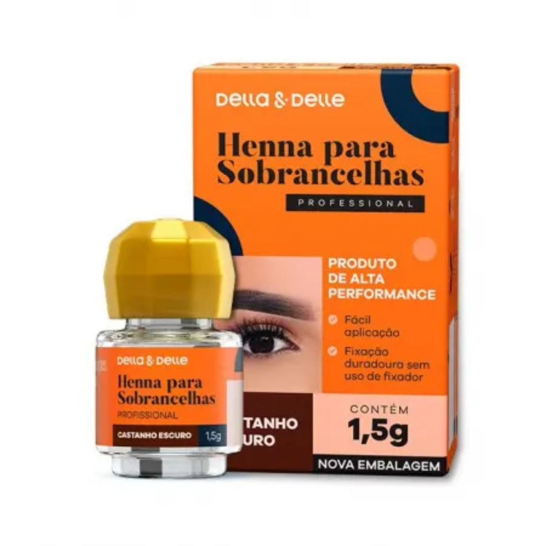 Henna Castanho Escuro Della&Delle-1,5g