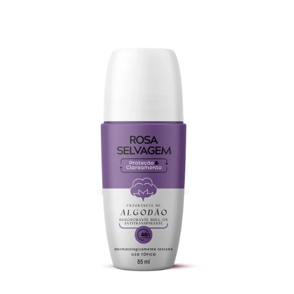 Rosa Selvagem Desodorante Roll-On Algodao-85ml