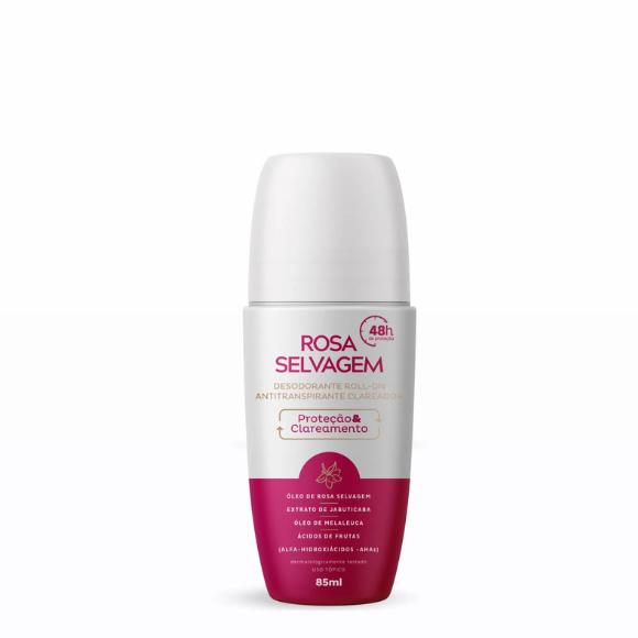 Rosa Selvagem Desodorante Roll-On-85ml