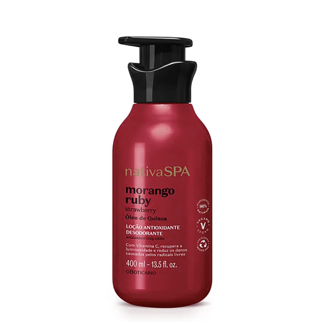 Nativa Spa Hidratante Morango Ruby-400ml