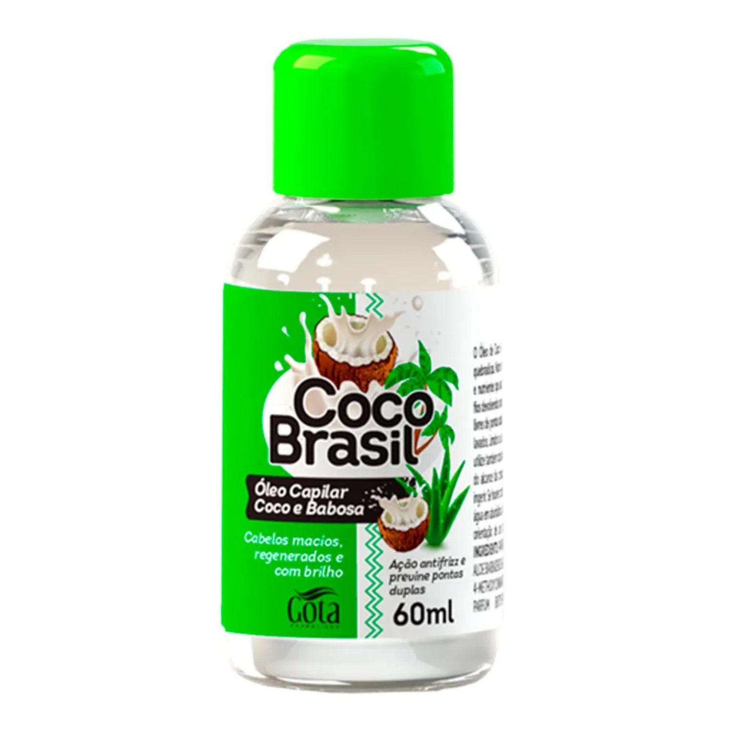 Coco Brasil Óleo Capilar Coco e Barbosa-60ml