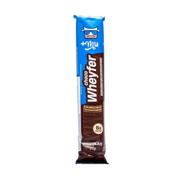 +Mu Barra de Proteína Wheyfer Chocolate- 25g