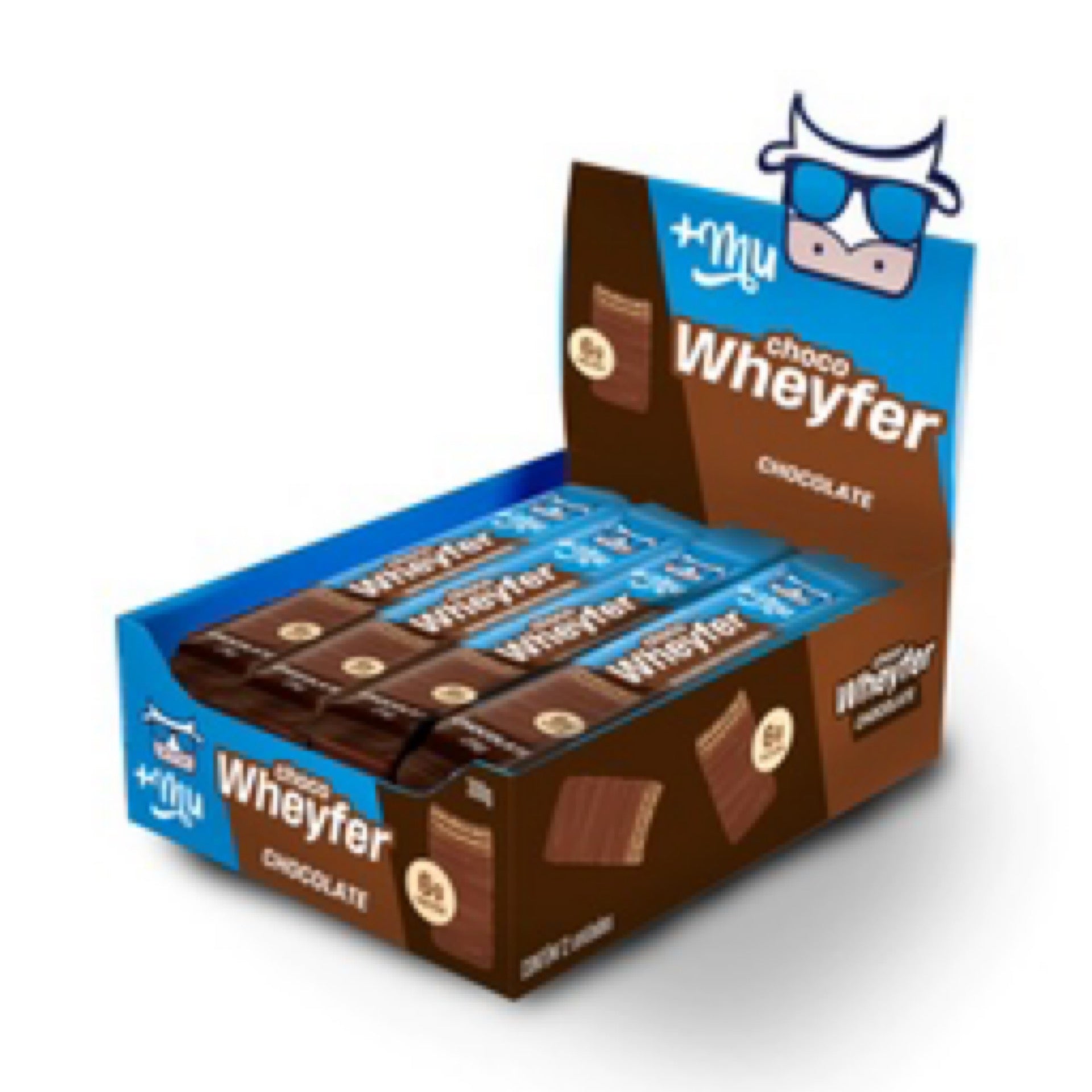 +Mu Barra de Proteína Wheyfer Chocolate- 25g