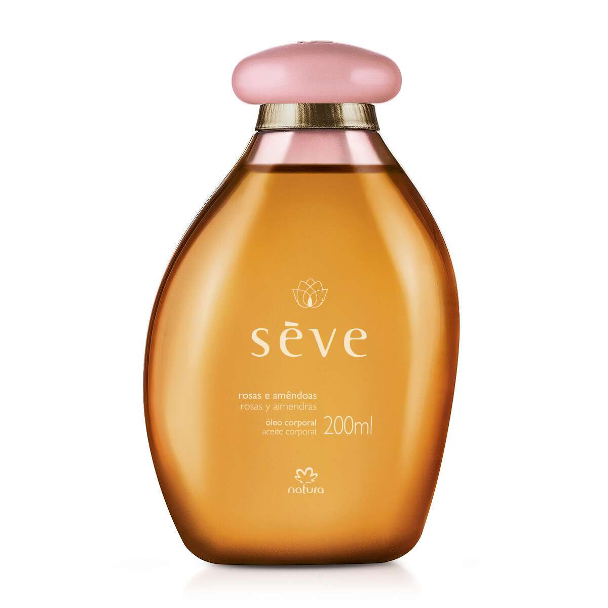 Natura Seve Rosas e Amêndoas Óleo Corporal-200ml