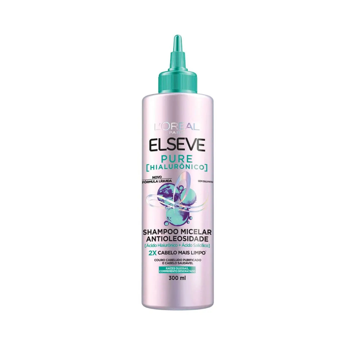 Pure Hialurônico Shampoo Micelar Antioleosidade Sem Sufato-300ml