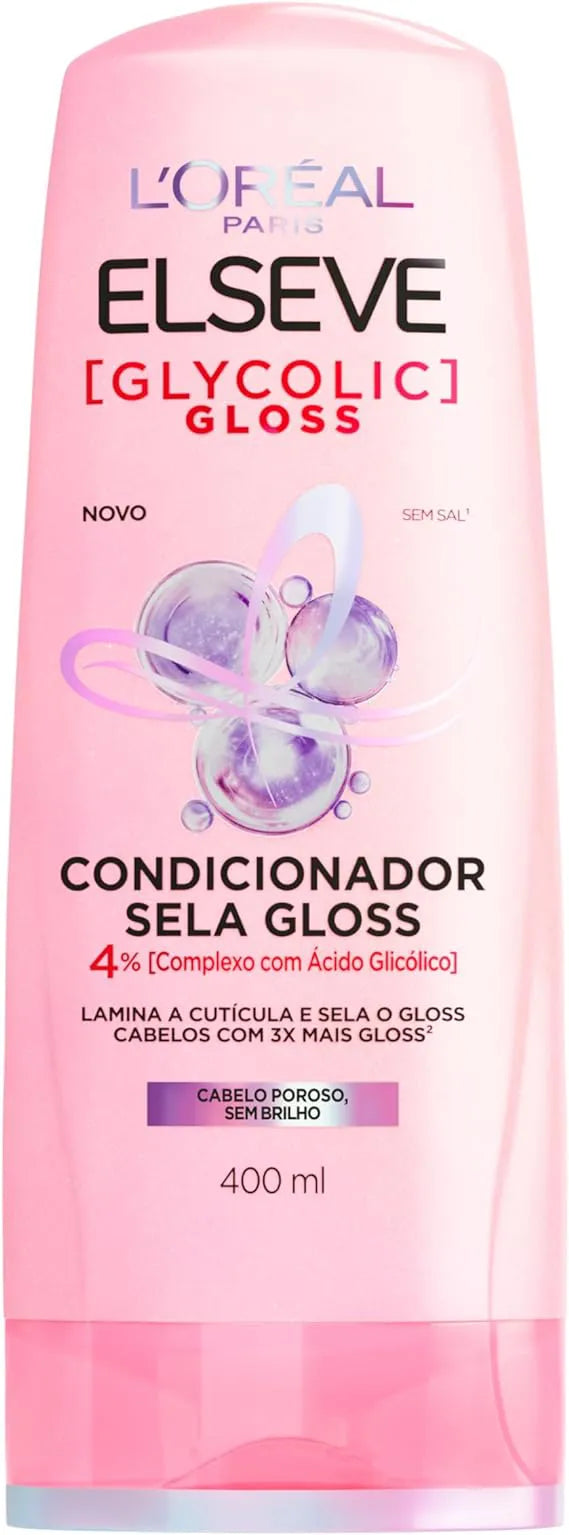 Elseve Glycolic Gloss Condicionador-400ml