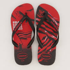 Havaiana Flamengo Preto Masculino
