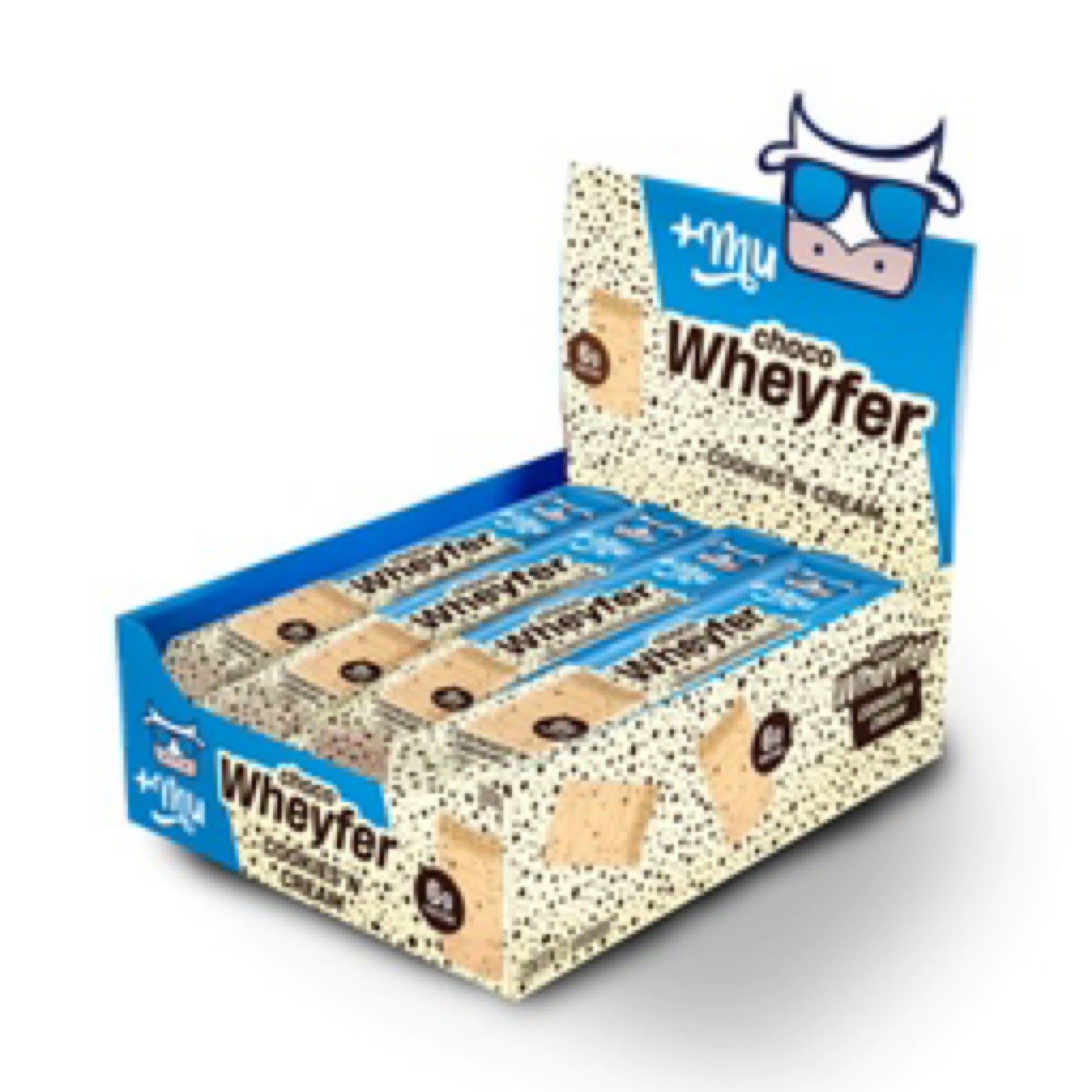 +Mu Barra de Proteína Wheyfer Cookies’n Cream-25g