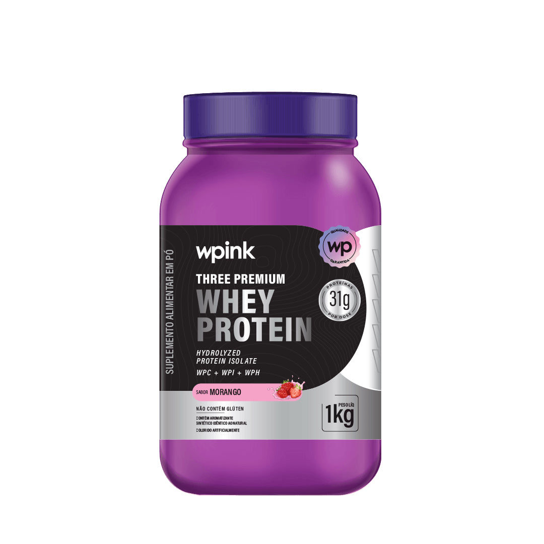 Wpink Whey Protein Morango-1kg