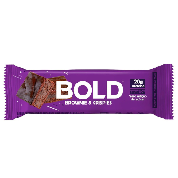 Bold Barra de Proteína Brownie & Crispies-60g