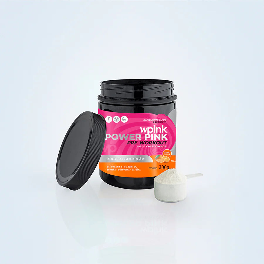 Wpink Power Pink Pré-Treino Laranja-300g