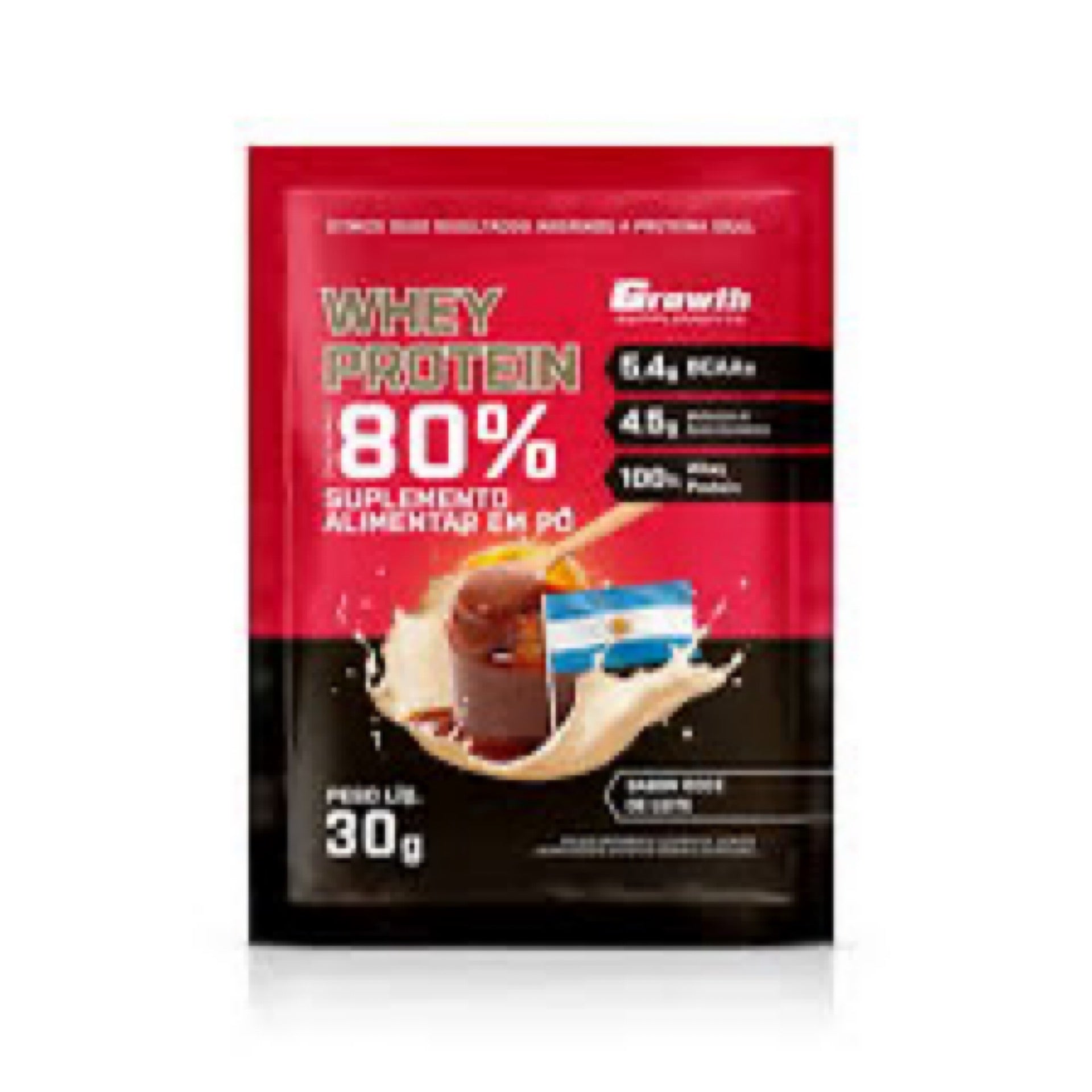 Growth Whey Protein Sachê Doce de Leite-30g