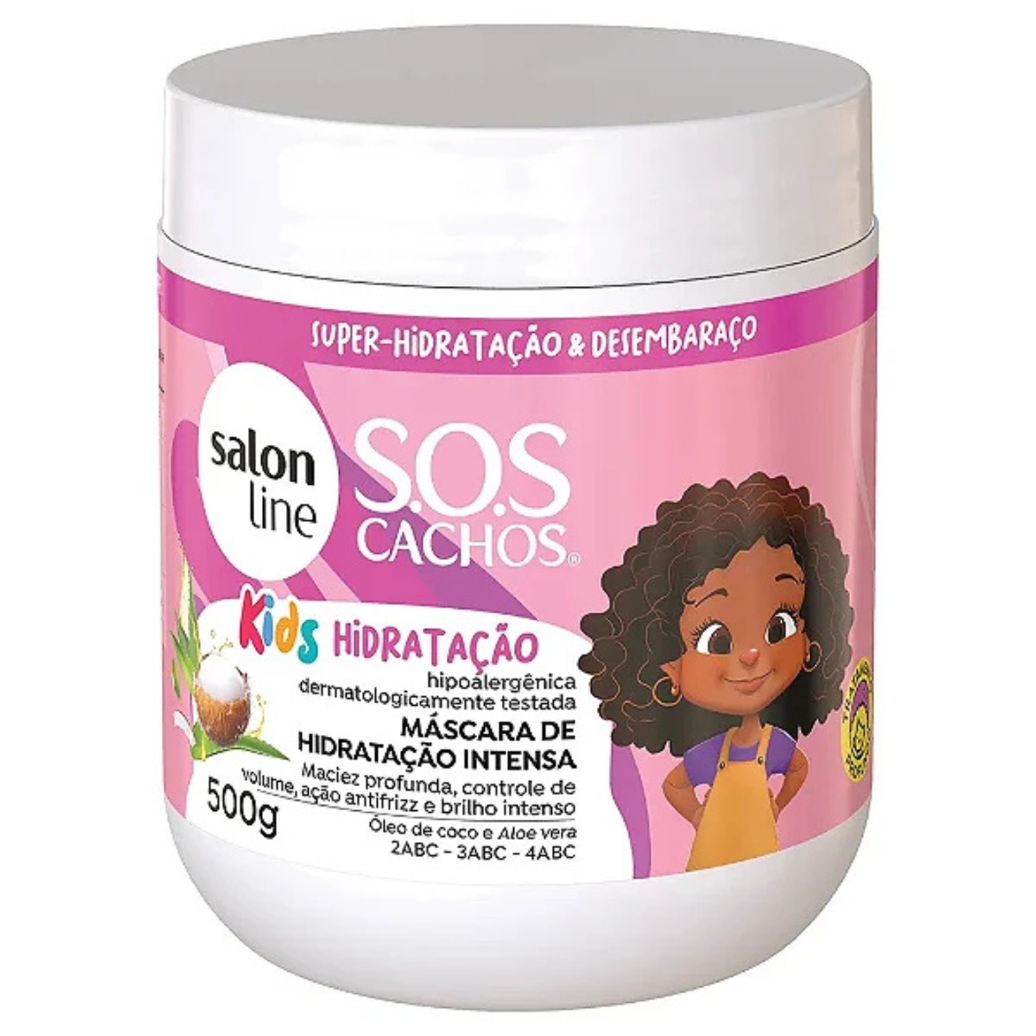 S.O.S Cachos Máscara Hidratação Intensa-500g