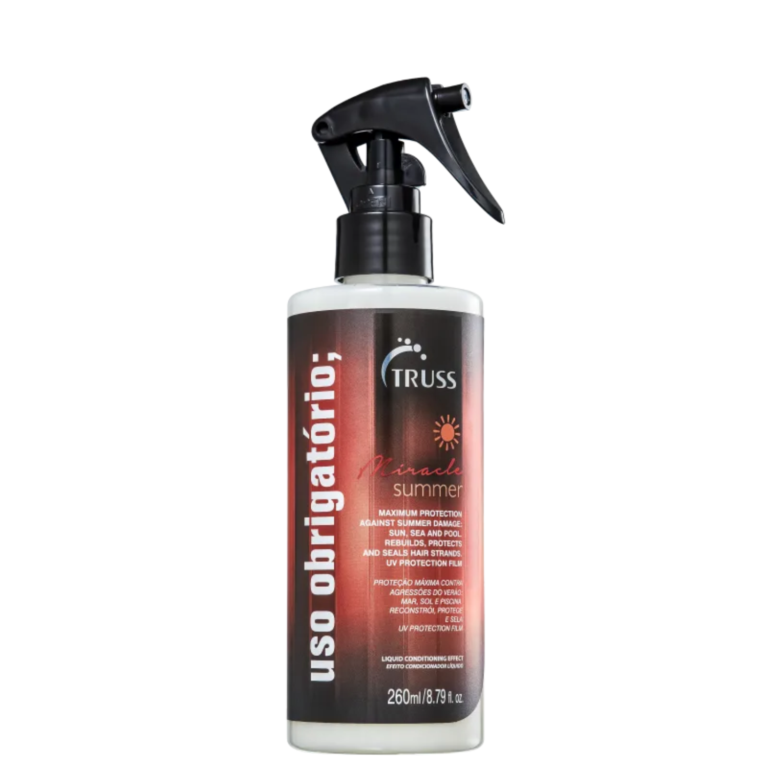 Truss Tratamento Uso Obrigatório Miracle Summer-260ml