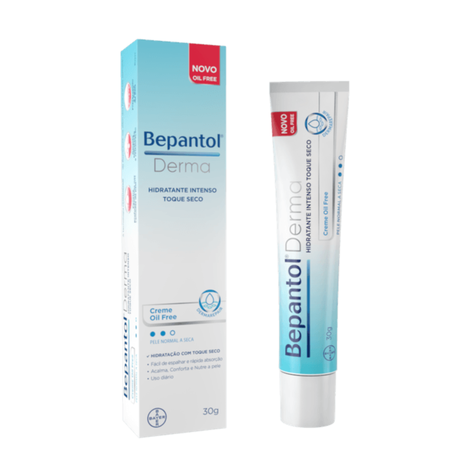 Bepantol Derma Hidratante Intenso Toque Seco Facial-30g