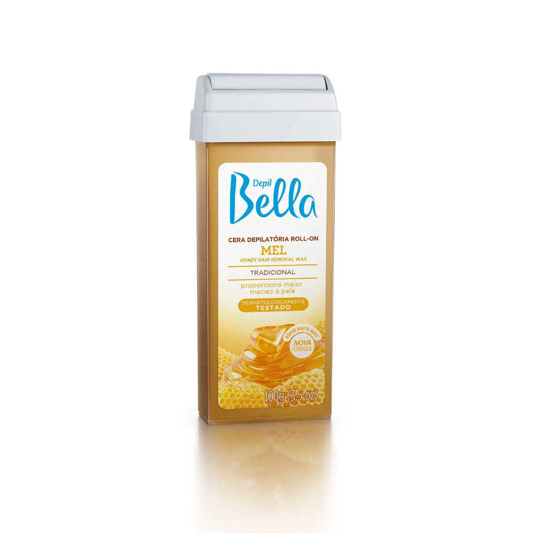 Depil Bella Cera Depilatória Mel Roll On-100g