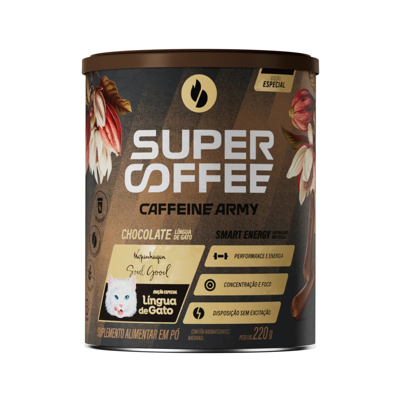 SuperCoffee Lingua de Gato Chocolate-220g