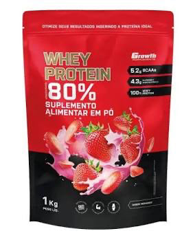 Growth Whey Protein Morango-1kg