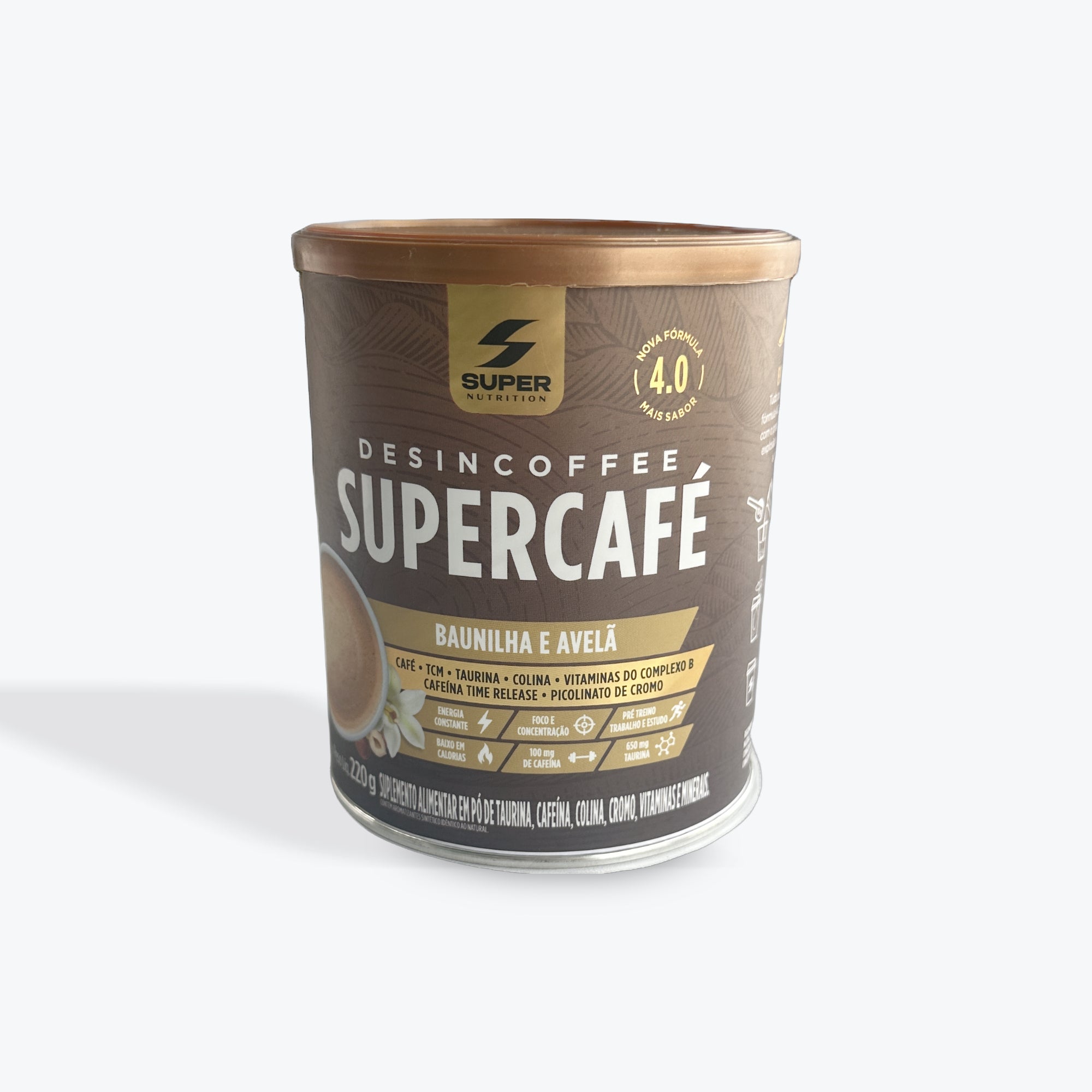 SuperCafé Baunilha e Avelã- 220g