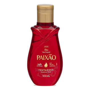 Paixão Óleo Corporal Tentadora Ameixa Rubi - 100ml