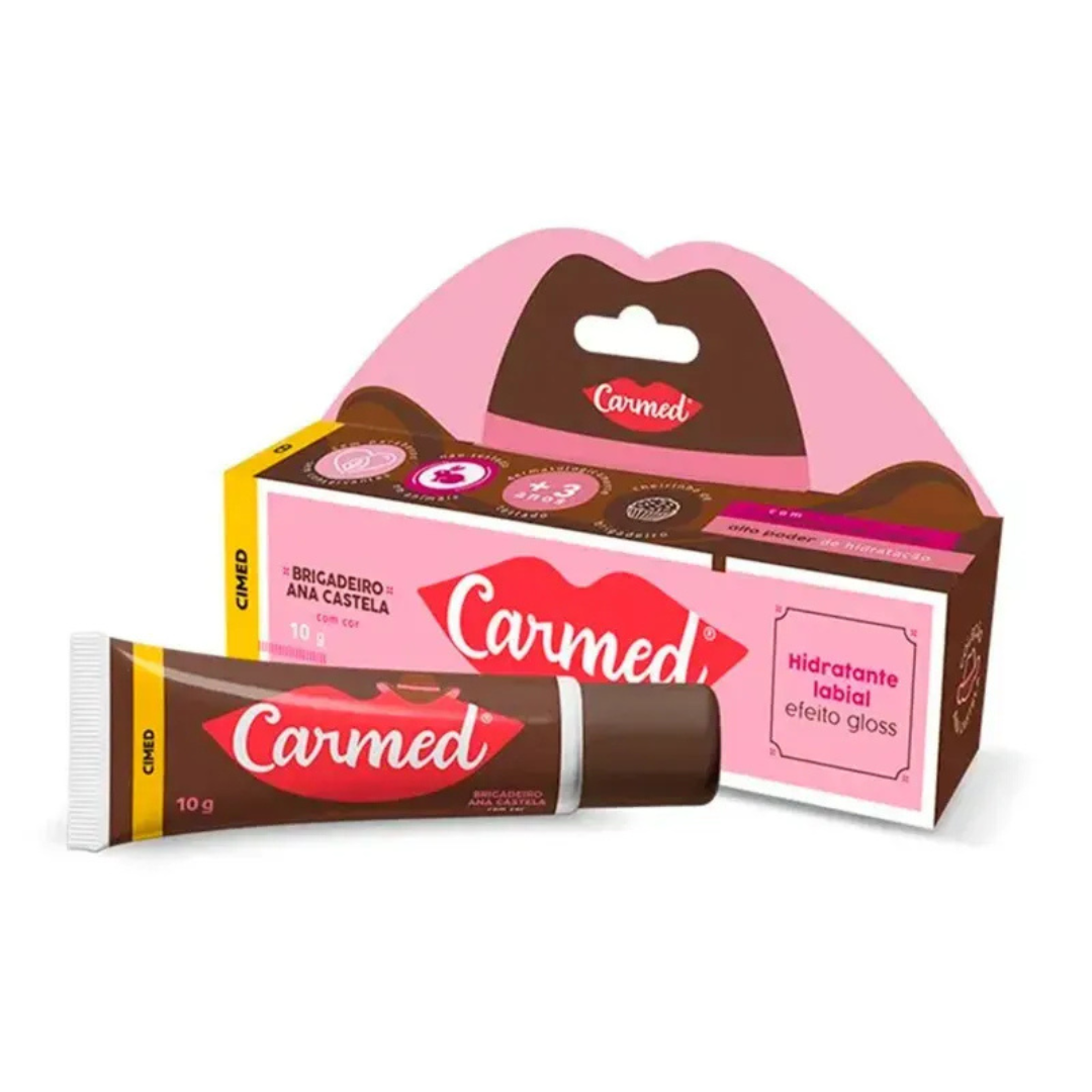 Carmed Hidratante Labial Ana Castela Brigadeiro-10g